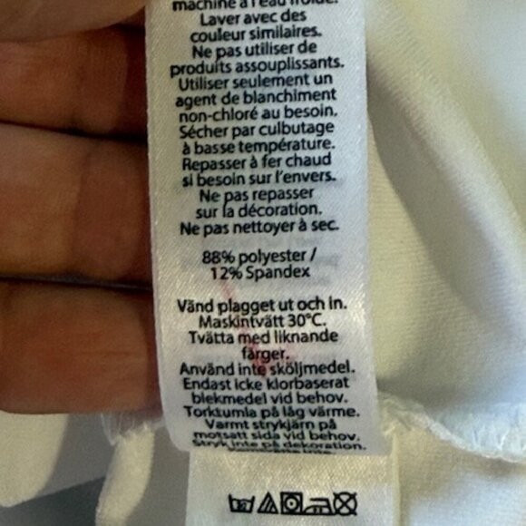 Vineyard Vines Performance Pleated Sport Dress White Blue Stripes Sleeveless M - Picture 13 of 13